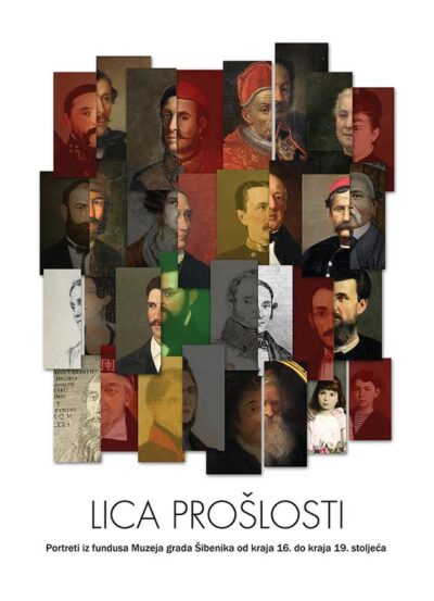 Plakat izložbe Lica prošlosti (autor Ante Filipović Grčić)