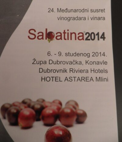 Vinari i vinogradari Hrvatske spremni za Sabatinu 2014.