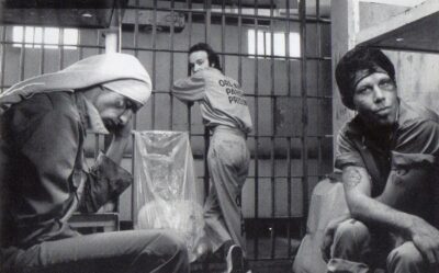 John Lurie, Roberto Benigni i Tom Waits kao zatvorenici filmu  Down By Law (printscreen)