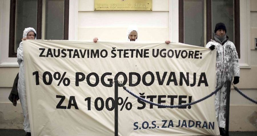 Prosvjed: Zahtijevamo temeljitu istragu i hitnu sjednicu Hrvatskog sabora o bušenju Jadrana