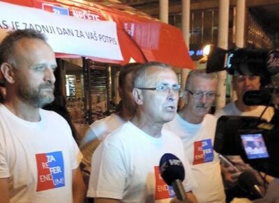 Inicijatori Referenduma svih referenduma noćas u Zagrebu