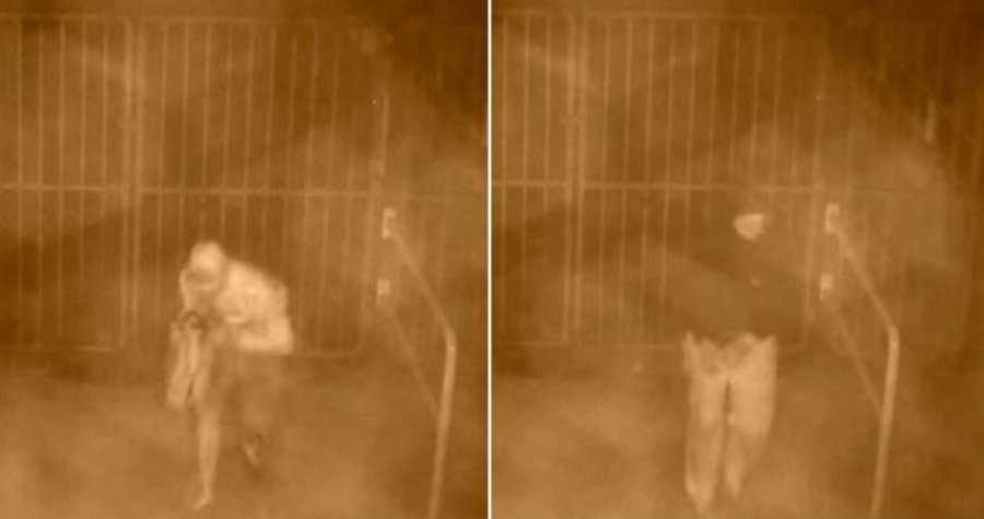 Tko je nacrtao svastiku? Policija objavila videozapis dvojca koji preskače ogradu