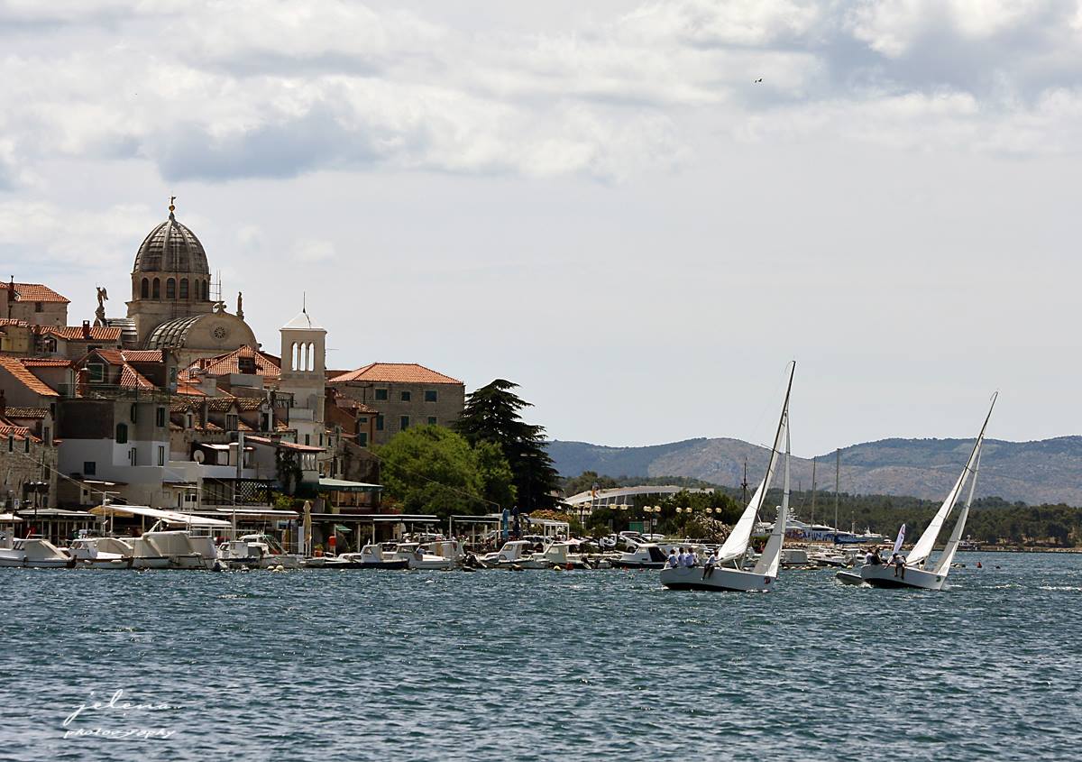 Prizor s prošlogodišnje match race regate u Šibeniku