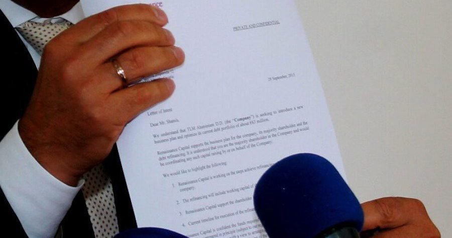 Shamis tvrdi da ima pismo namjere ‘najveće europske banke’ i plan otkupa dugova TLM-a