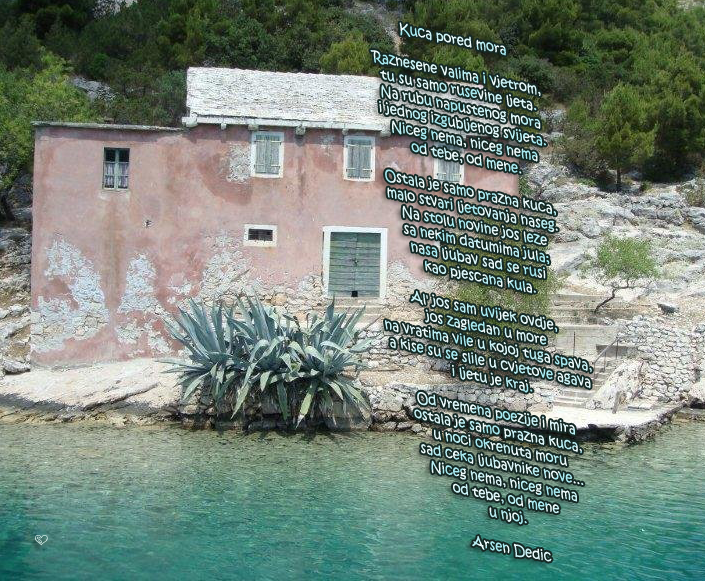 Netko je na internetu već 'uredio' Dedićevu 'Kuću pored mora' (foto Facebook)