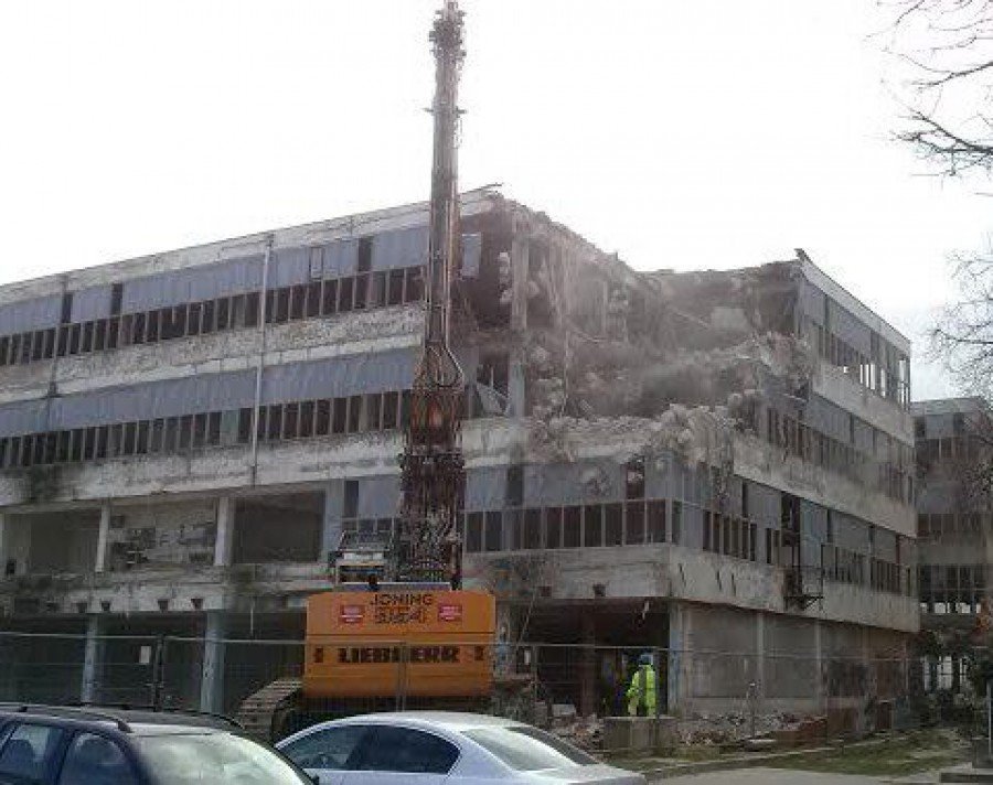 Današnje rušenje u Zadru (foto SHZ)