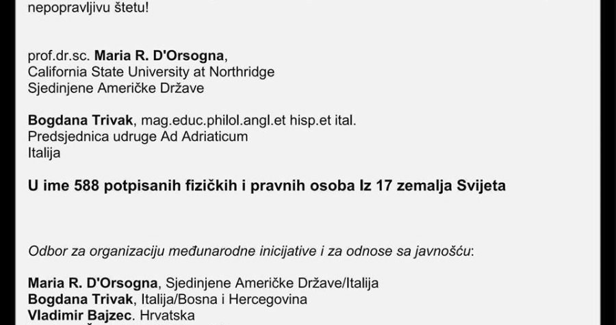 Pismo crnogorskoj Vladi s 588 potpisa: Ne idite dalje s uništavanjem Jadrana!