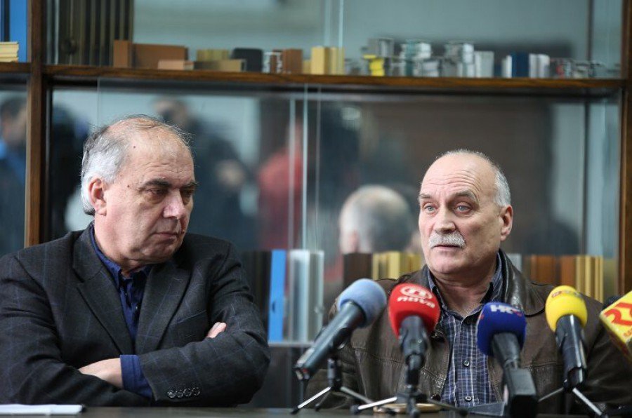Konferencija za novinare HSM-a i HURS-a - Ozren Matijašević i Zdravko Burazer - TLM 230216 (Foto: Tris/H. Pavić)