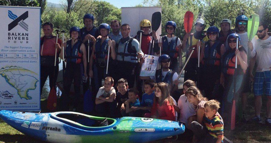 Na Zrmanji se veslalo protiv planirane izgradnje hidroelektrana