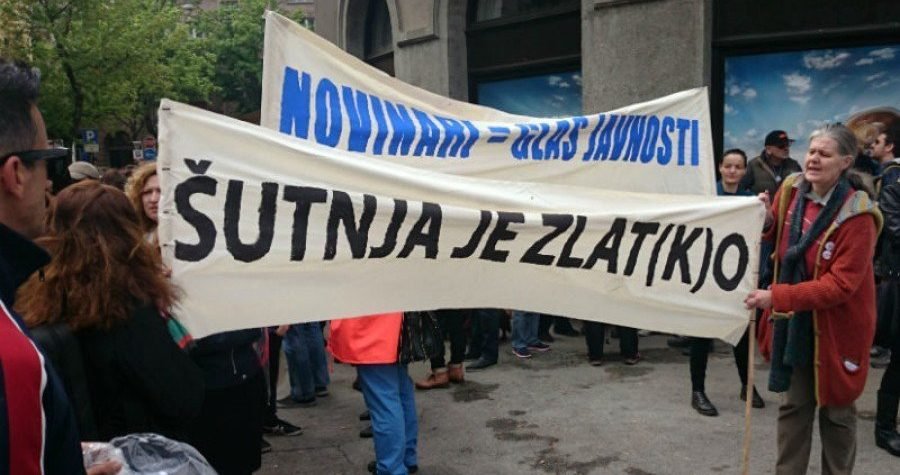Prosvjed novinara pred Ministarstvom kulture: ‘Ostavka, ostavka!’