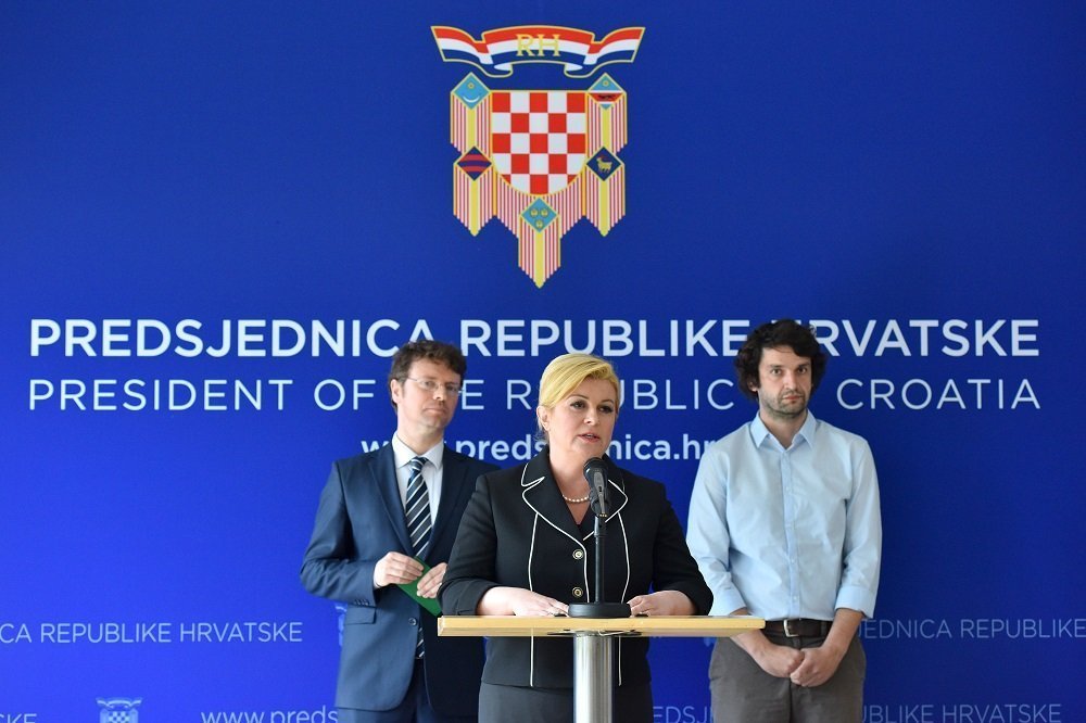 Kolinda, Šustar i Jokić (Foto Ured predsjednice)