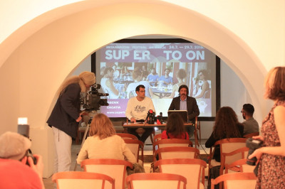 Supertoon - konferencija za novinare - Petar Trebotic i Slave Lukarov (Foto H. Pavic)