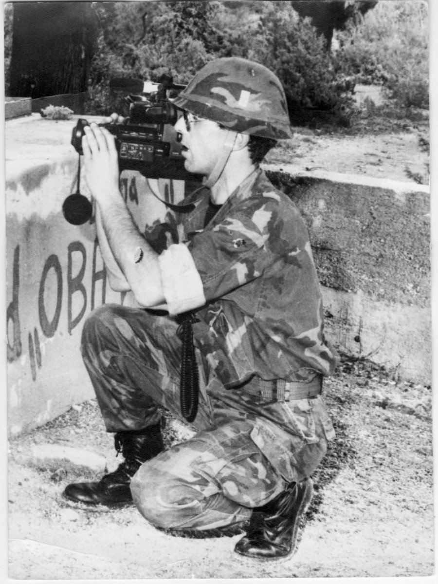 Lučić 1992. godina na groblju Velika Glava (Foto: Aleksandar Lalica)