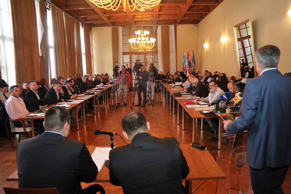 Gradsko vijeće Šibenika (Foto: Tris/H. Pavić)