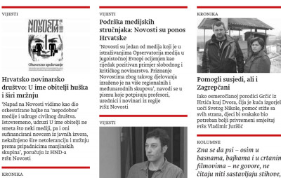 Podrška medijskih stručnjaka iz regije: Novosti su ponos Hrvatske