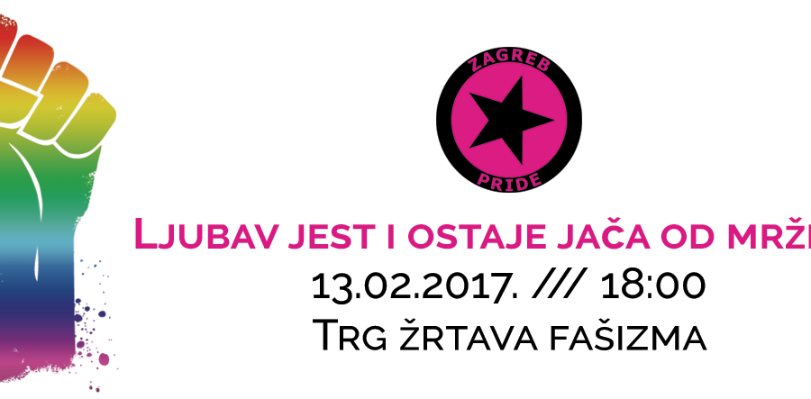 Prosvjed u Zagrebu: Ljubav jest i ostaje jača od mržnje…