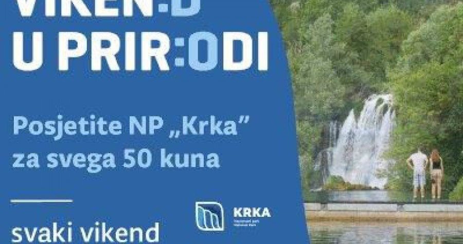 Krka: Vikend u prirodi za 50 kuna dnevno, a za mlađe od 18 besplatno