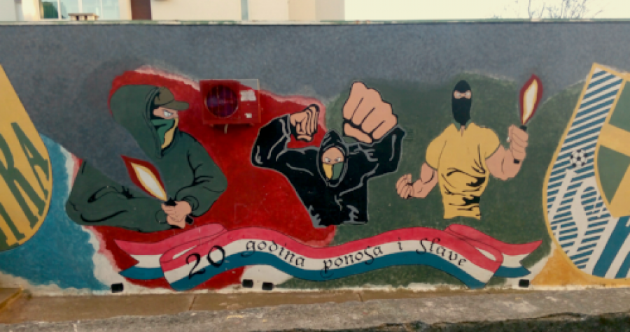 Navijačko slikarstvo – Pula: Neki murali skupine ‘Demoni’ veličaju nasilje i korištenje teških droga