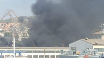 Požar u NCP-u Šibenik, nova nevolja nakon stečaja