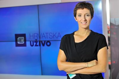 Maja Sever, jedna od voditeljica ukinute Hrvatske uživo (Foto HRT)
