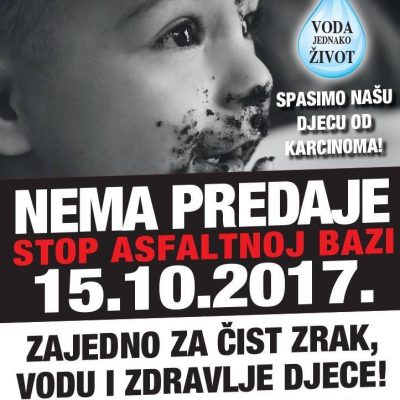 Prosvjed u Velikoj Gorici: Stop asfaltnoj bazi