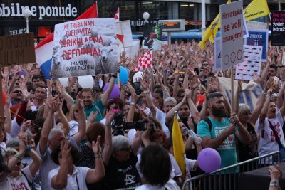 Prosvjed 'Hrvatska može bolje' - foto: Dag Orsan