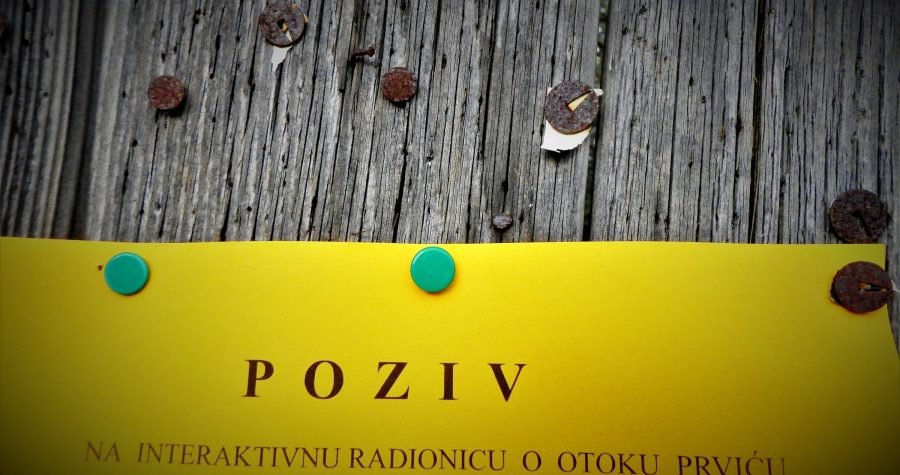 Kopnena radionica o otoku Prviću: Samo da ne bude kradionica…