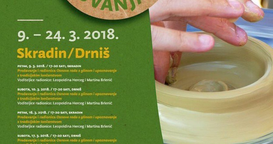 NP Krka: Izradite sami svoj lonac i poklopac od pečene zemlje