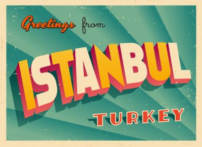 Ilustracija: stara razglednica iz Istanbula