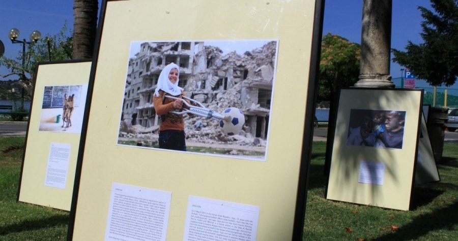Najmlađi stradalnici ratova na fotografijama ispred Muzeja grada Šibenika