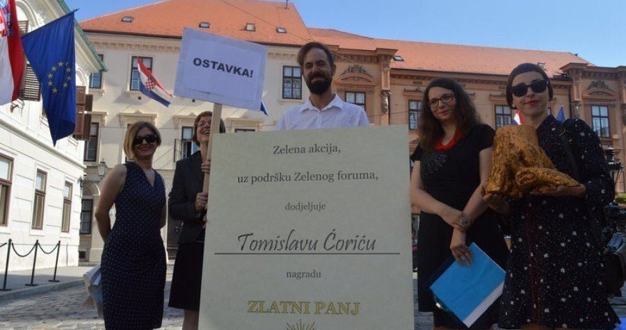 Ministar zaštite okoliša zaslužio “Zlatni panj”-prestižnu “nagradu” za doprinos devastaciji okoliša