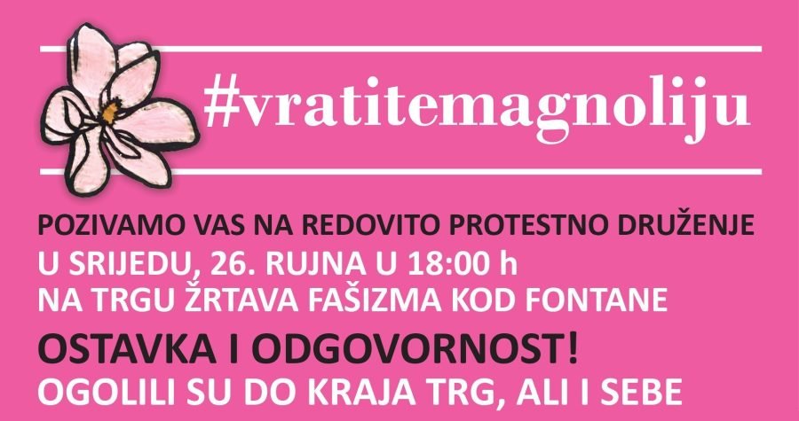 Zagrepčani se ne daju – 25. prosvjed na Trgu žrtava fašizma: Ogolili su do kraja trg, ali i sebe