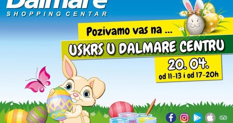 Uskrs u Dalmare centru: Stiže i zeko