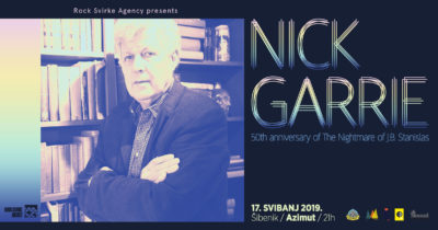 Nick Garrie: Legendarni britanski kantautor u Azimutu