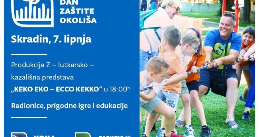 Svjetski dan zaštite okoliša u NP Krka: Utrke u vreći, smetlar Keko, potezanje konopa, kružić-križić, vjetrenjače, stabla, smokvenjaci, sportovi, vatrogasci…