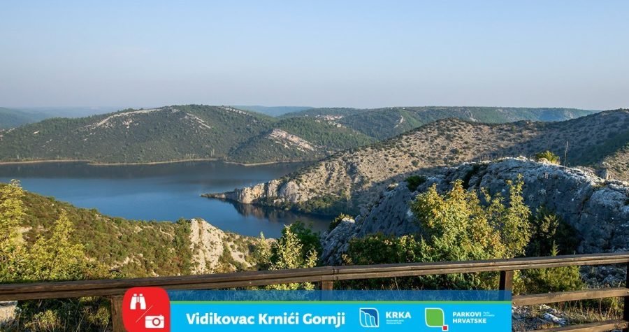 Raskoš pogleda s vidikovca: Sutok Krke i Čikole