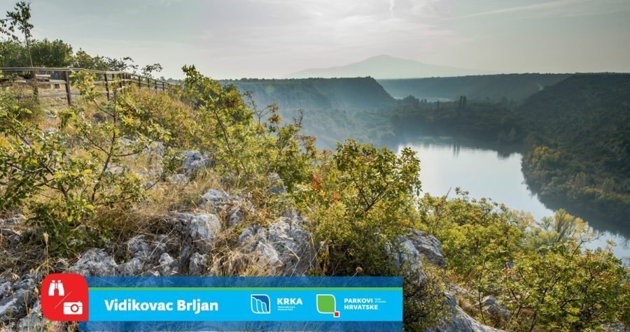 NP Krka: Brljan – vidikovac s osjećajem slobode