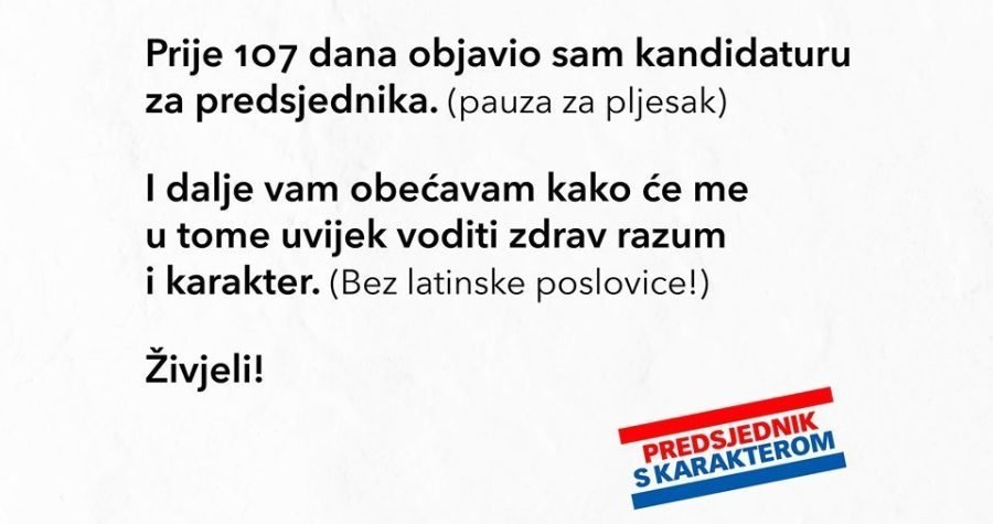 Grabar Kitarović vs. Milanović : 0 : 1