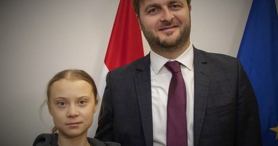 Vuk i janje: Tomislav Ćorić se fotografirao s Gretom Thunberg