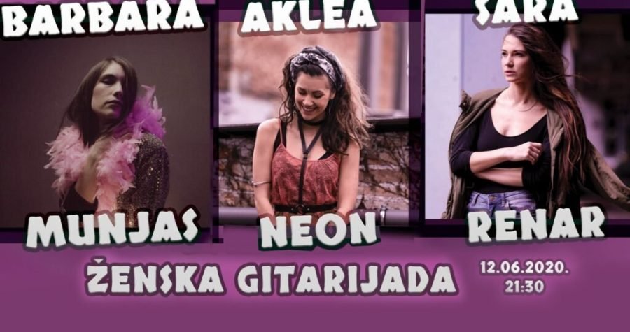 Rock & Knin: Večeras u A3 spektakularna prva ŽEGA tj. Ženska gitarijada