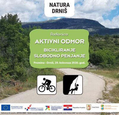 Radionica ‘Aktivni odmor u Drnišu’: Ne treba ni kopati ni orati, nego samo voziti bicikl i penjati se po stijeni