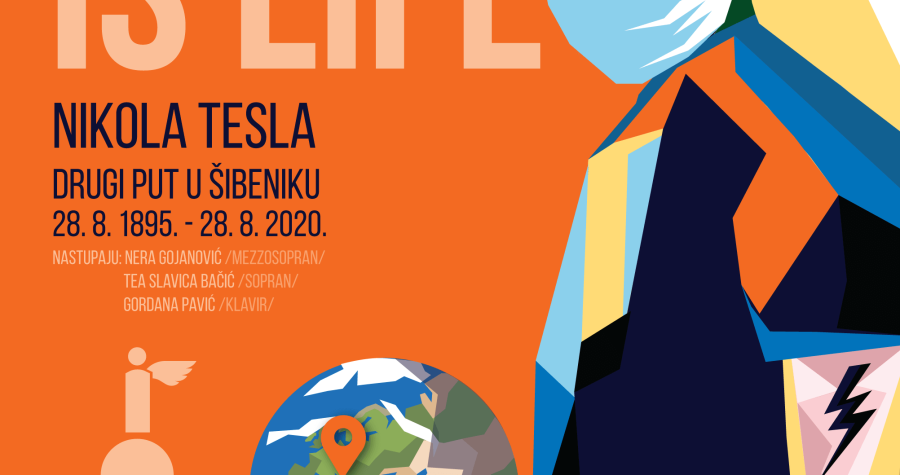 ‘Svjetlost je život’: Munje, vatromet i lampioni -„Nikola Tesla drugi put u Šibeniku“