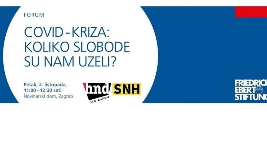 Forum u HND-u: COVID-kriza – Koliko slobode su nam uzeli?