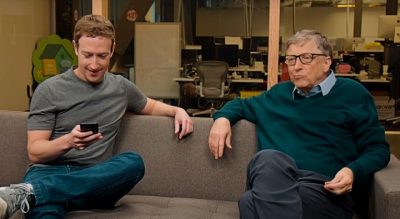 Mark Zuckerberg (lijevo) i Bill Gates (desno)Screenshot: YouTube