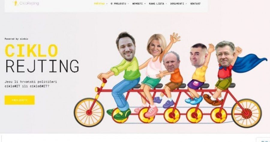Predizborni ciklorejting: Trenutačni cikloHIT je Nebojša Zelič, a cikloSHIT – Ivo Jelušić