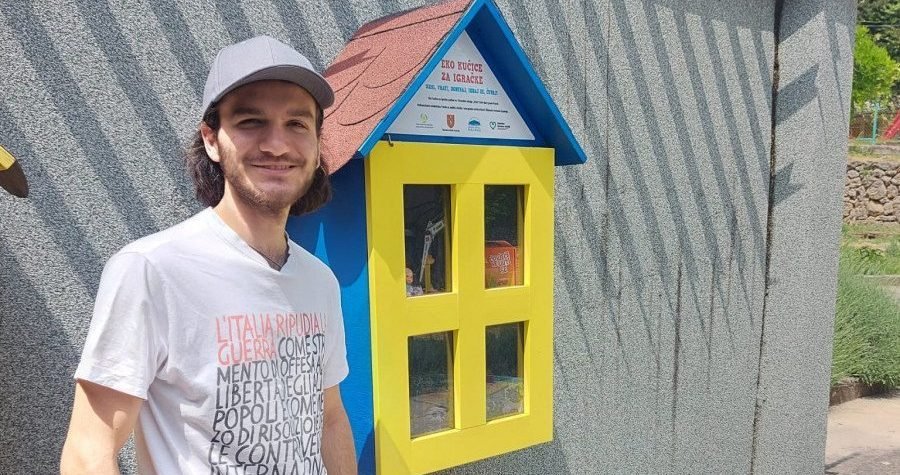 Međunarodni volonteri vole Ekološku udrugu Krka Knin: Alessandro i Hanna – novi Kninjani