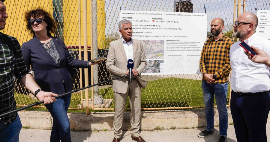 Grad Šibenik: Započeli radovi na rekonstrukciji čvorišta Mandalina