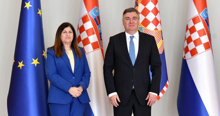 Milanović primio palestinsku ministricu Aghabekian i pozvao Vladu RH da u Saboru pokrene postupak za priznavanje Palestine