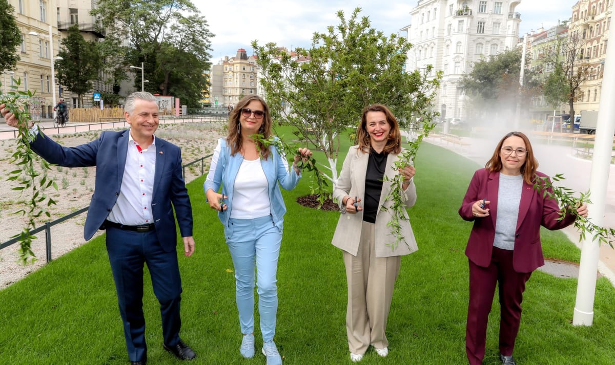 Naschpark Wien eröffnet: Neue Grünoase statt Parkplatz