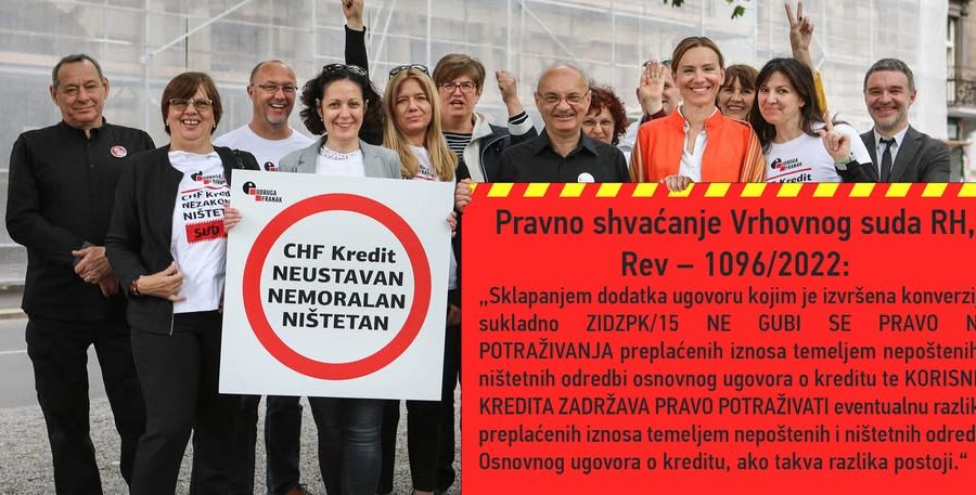 “Slučaj franak” i odluka Vrhovnog suda: Vlada i HNB štitile su interes banaka, a ne građana!